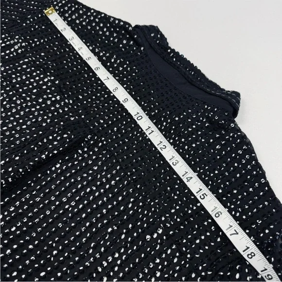 GAP black semi sheer sequin shirt XXL NWT - Picture 6 of 13